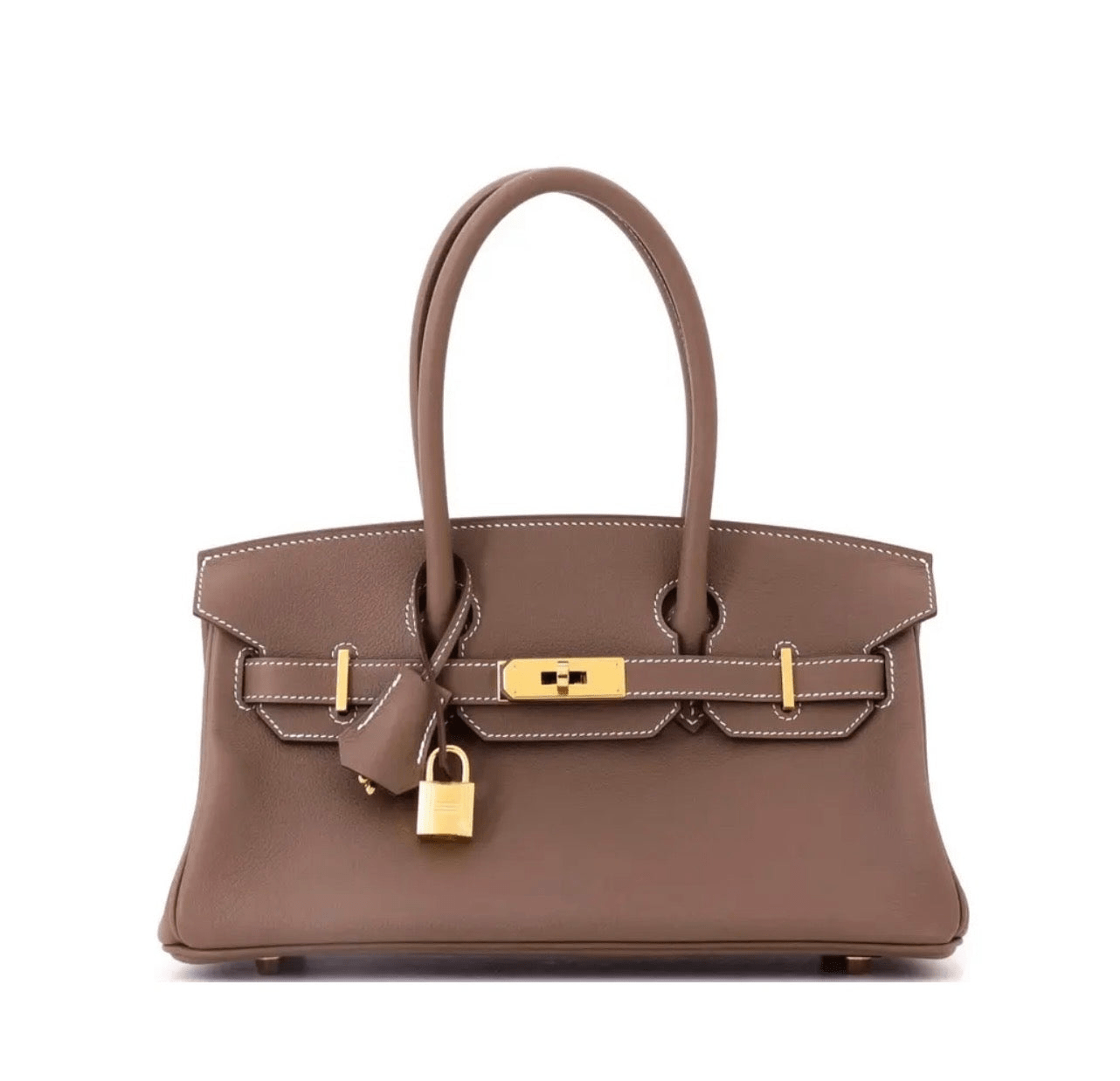 CAMILLE SHOULDER BAG - GREY (GOLD) - Maira Atelier