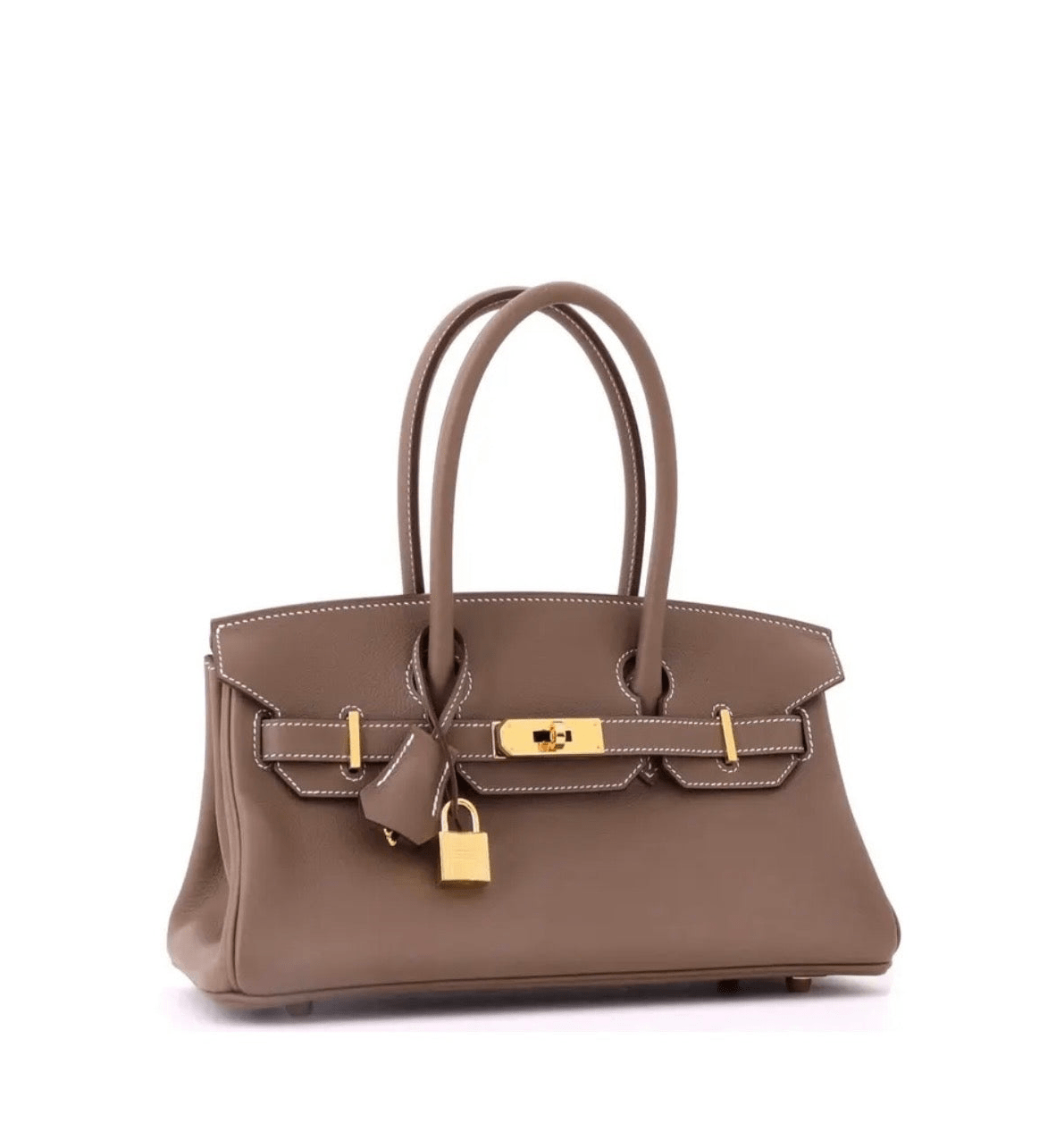 CAMILLE SHOULDER BAG - GREY (GOLD) - Maira Atelier