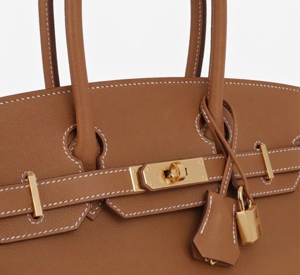 CAMILLE SHOULDER BAG - BROWN (GOLD) - Maira Atelier