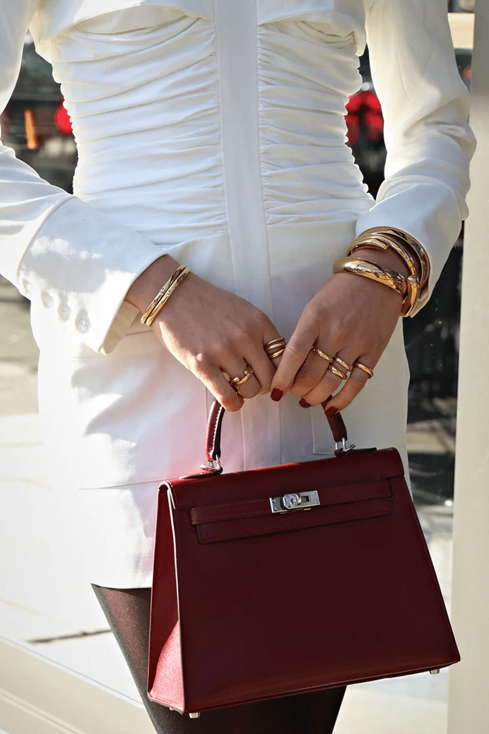 VIORA BAG - BURGUNDY - Maira Atelier