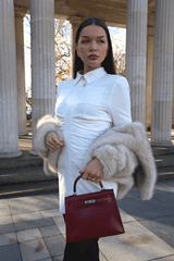 VIORA BAG - BURGUNDY - Maira Atelier